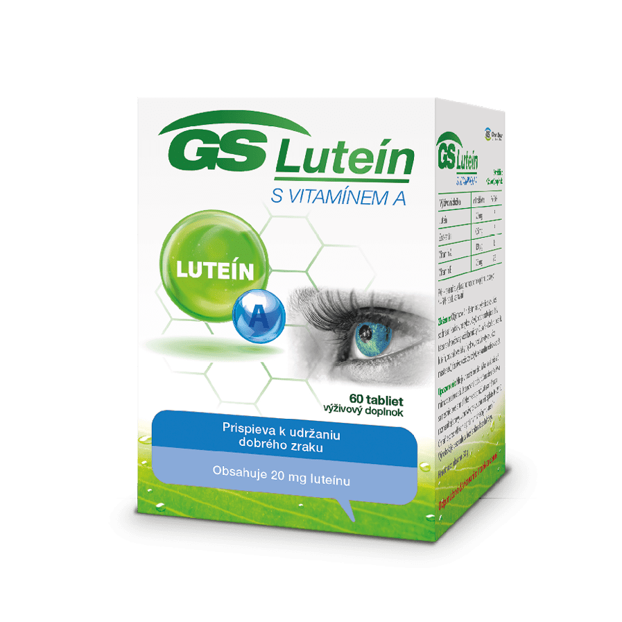 GS Luteín s vitamínom A, 60 tabliet