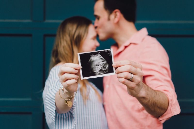 Článok Tehotenský test - fotka ultrazvuk dieťaťa