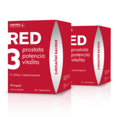 Cemio RED3® silnejšie zloženie, 2× 90 kapsúl, darčekové balenie 2022