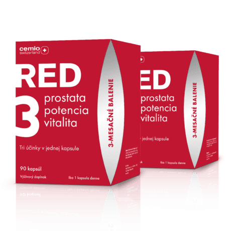 Cemio RED3® silnejšie zloženie, 2× 90 kapsúl, darčekové balenie 2022