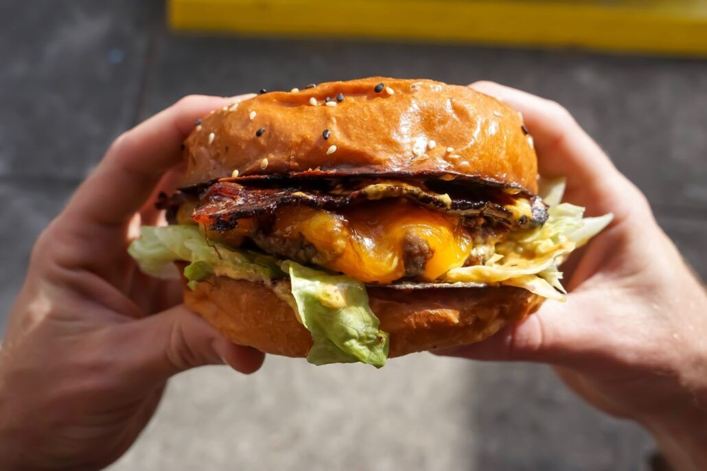 Nezdravé tuky - hamburger