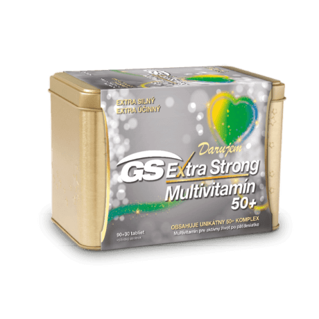 GS Extra Strong Multivitamín 50+, 90+30 tabliet (120 ks) - darček 2019