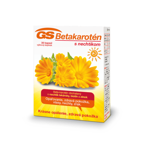 GS Betakarotén s nechtíkom, 30 kapsúl