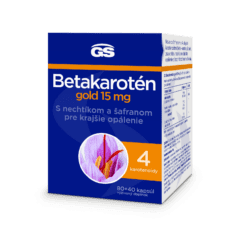 GS Betakarotén Gold 15 mg, 80 + 40 kapsúl