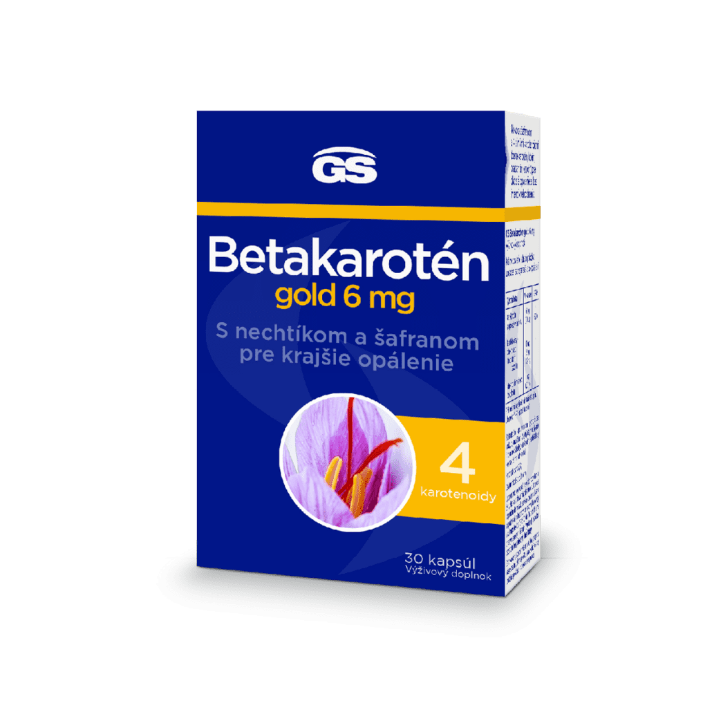 E-shop GS Betakarotén Gold 6 mg, 30 kapsúl