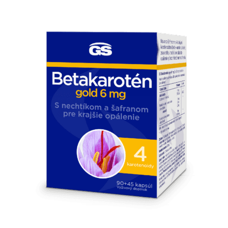 GS Betakarotén Gold 6 mg, 90 + 45 kapsúl