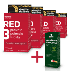 Cemio RED3® silnejšie zloženie, 4 x 90 kapsúl