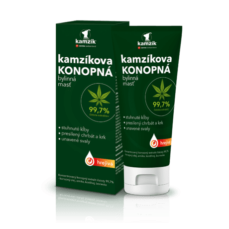 Cemio Kamzíkova konopná bylinná masť hrejivá, 200 ml