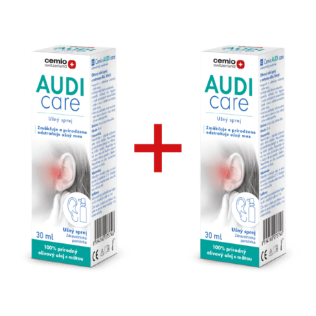 Cemio AUDI care, ušný sprej, 1 + 1 ZADARMO, 2× 30 ml