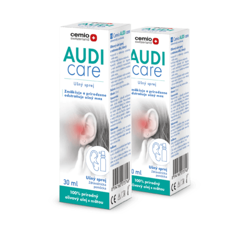 Cemio AUDI care, ušný sprej, 2× 30 ml