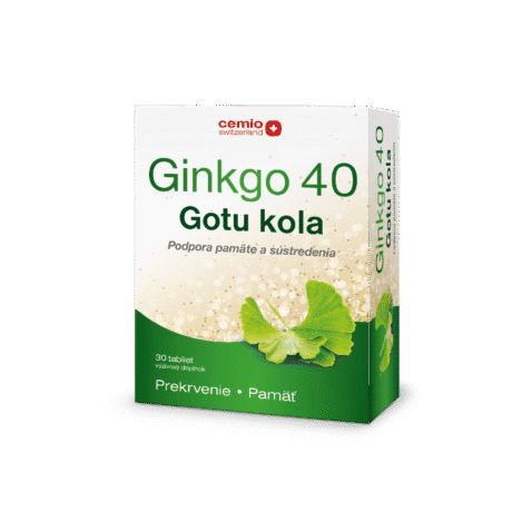 Cemio Ginkgo 40 mg + Gotu kola, 30 tabliet