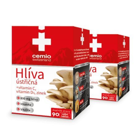 Cemio Hliva Ústricová, 2× 90 tabliet
