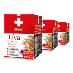 Cemio Hliva ustricová + echinacea a rakytník, 3× 90 tabliet