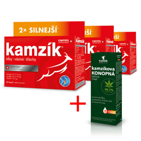 Cemio Kamzík® silnejší, 3 x 60 kapsúl