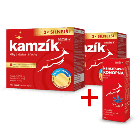 Cemio Kamzík® silnejší, 2× 120 kapsúl, súťažné balenie 2025
