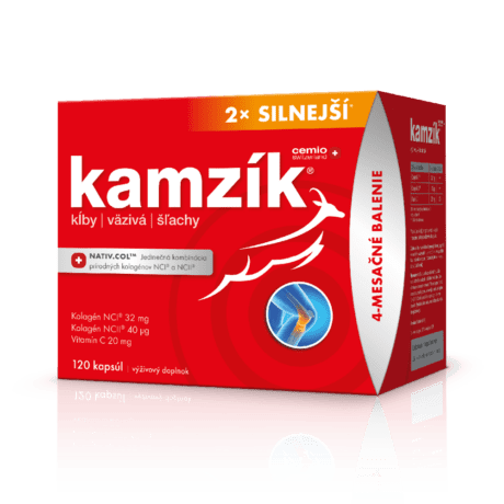 Cemio Kamzík® silnejší, 120 kapsúl, darčekové balenie 2022
