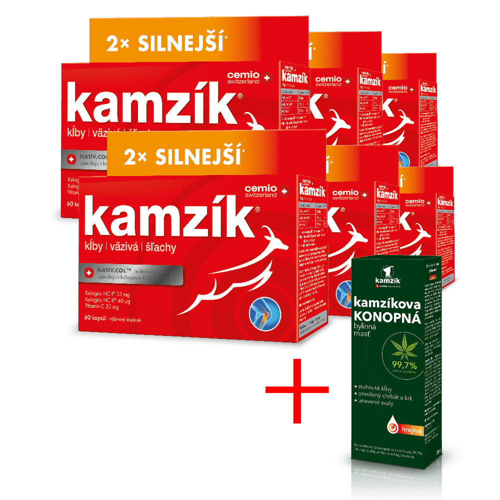 E-shop Cemio Kamzík® silnejší, 6 x 60 kapsúl