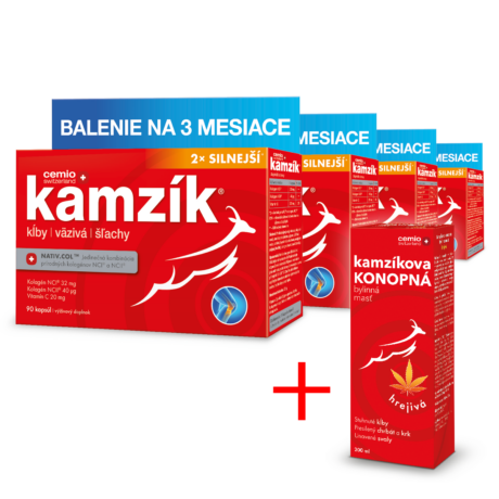 Cemio Kamzík® silnejší, 4× 90 kapsúl