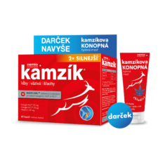 Cemio Kamzík® silnejší, 60 kapsúl + darček: chladivá masť 75 ml