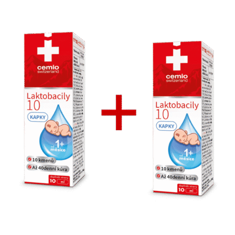 Cemio Laktobacily BABY, kvapky 2× 10 ml