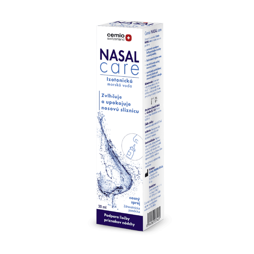 E-shop Cemio NASAL care, Izotonická morská voda, 30 ml