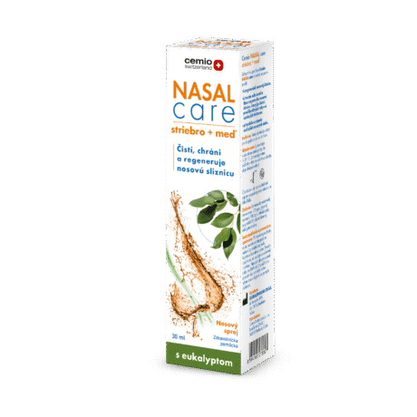 Cemio NASAL care, striebro + meď, 30 ml