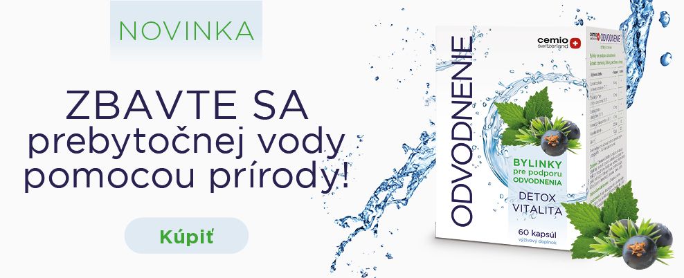 Cemio ODVODNENIE, bylinný komplex, 60 kapsúl - banner