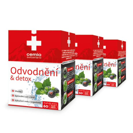 Cemio Odvodnenie & Detox, 3× 60 kapsúl