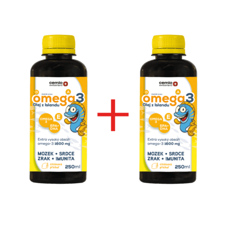 Cemio Omega 3 olej z Islandu, 2× 250 ml