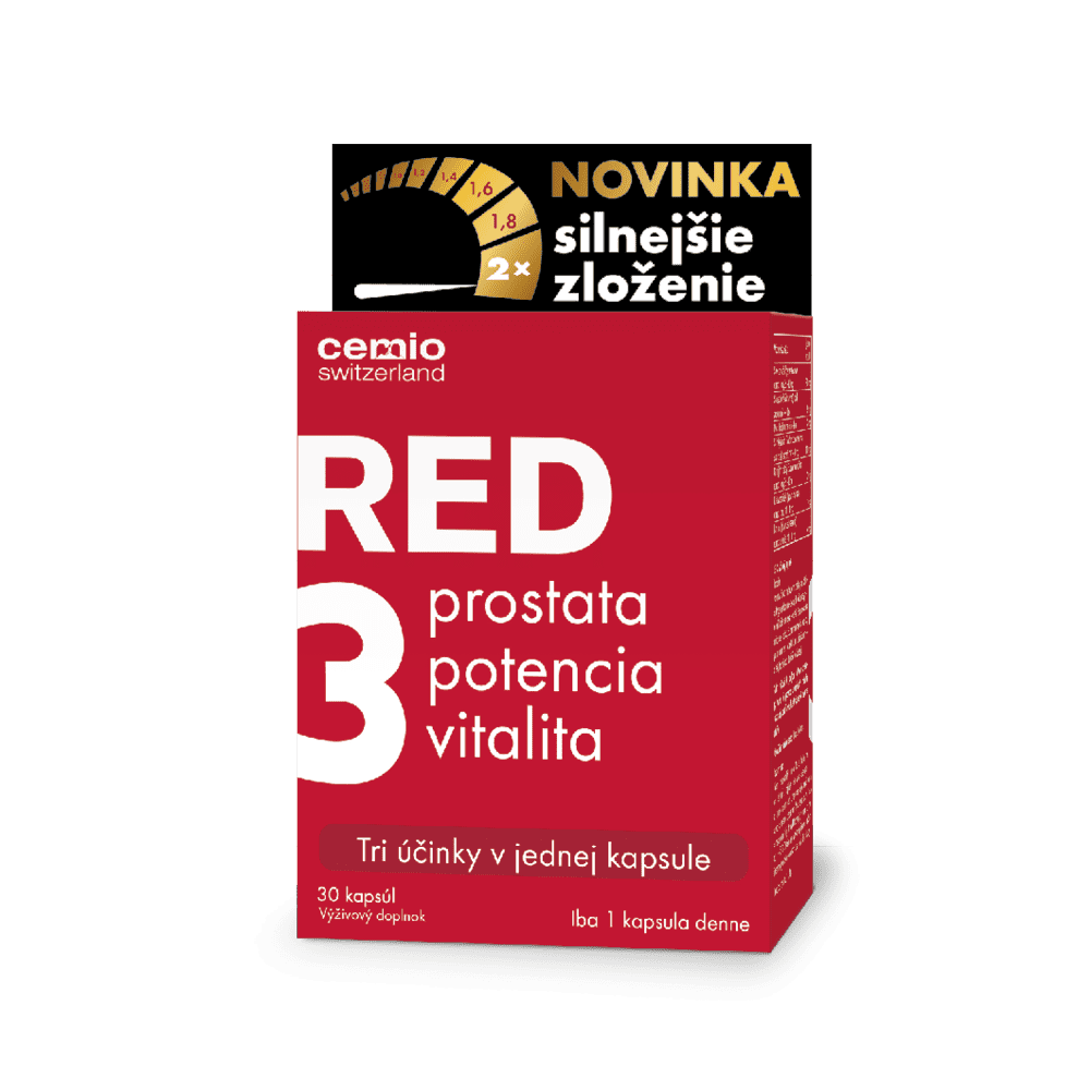 Cemio RED3® silnejšie zloženie, 30 kapsúl