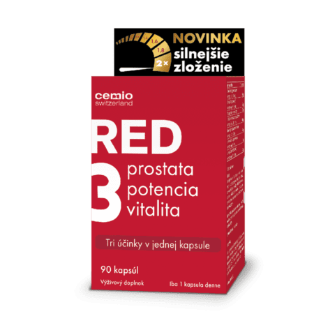 Cemio RED3® silnejšie zloženie, 90 kapsúl