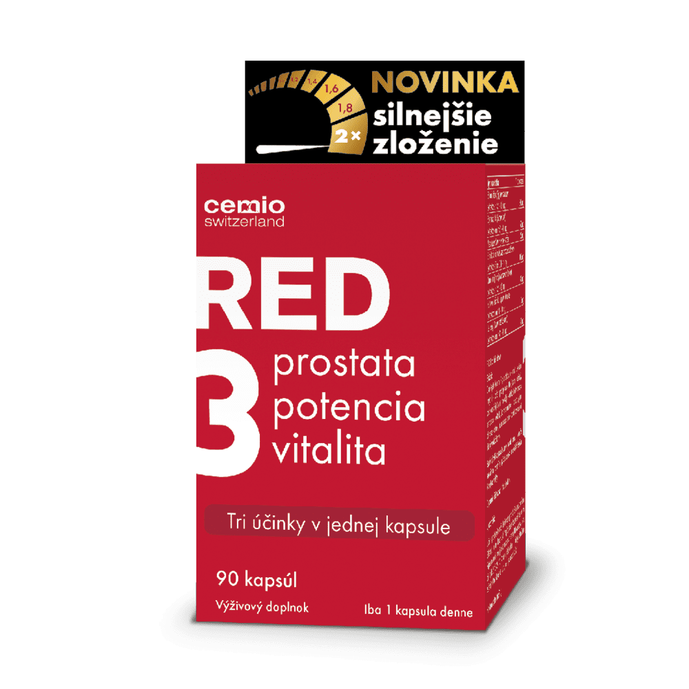 E-shop Cemio RED3® silnejšie zloženie, 90 kapsúl