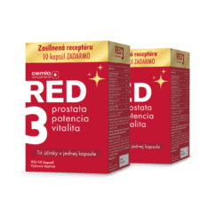Cemio RED3®, zosilnená receptúra, 2x 100 kapsúl, darčekové balenie 2026