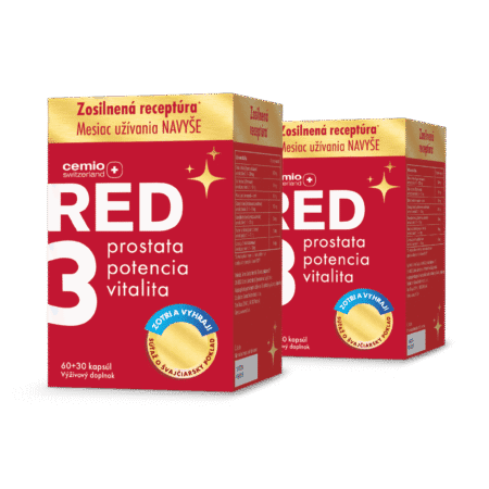 Cemio RED3, 2× 90 kapsul, darcek 2025