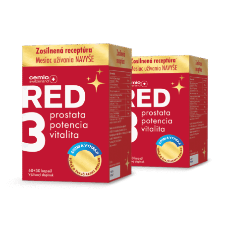 Cemio RED3®, 2× 90 kapsúl, zosilnená receptúra, súťažné balenie 2025