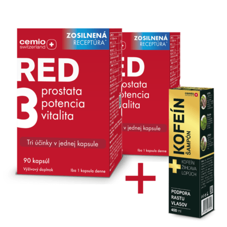 Cemio RED3®, 2× 90 kapsúl, zosilnená receptúra