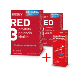 Cemio RED3®, 2× 90 kapsúl, zosilnená receptúra 2024