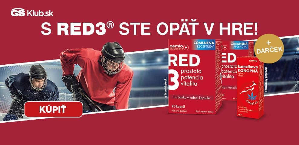 Cemio RED3 - hokej 2025 - titulný banner