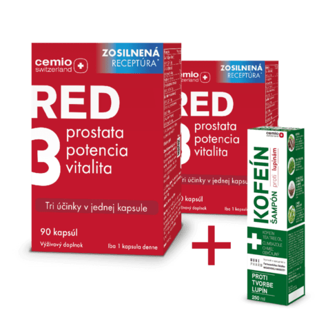 Cemio RED3®, 2× 90 kapsúl, zosilnená receptúra