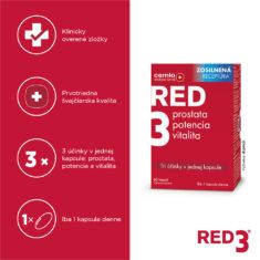 Cemio RED3®, 60 kapsúl, zosilnená receptúra