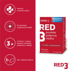 Cemio RED3®, 2× 90 kapsúl, zosilnená receptúra