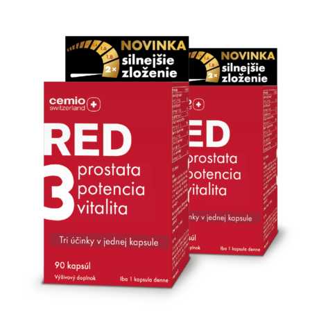 Cemio RED3® silnejšie zloženie, 180 kapsúl