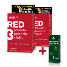 Cemio RED3® silnejšie zloženie, 180 kapsúl
