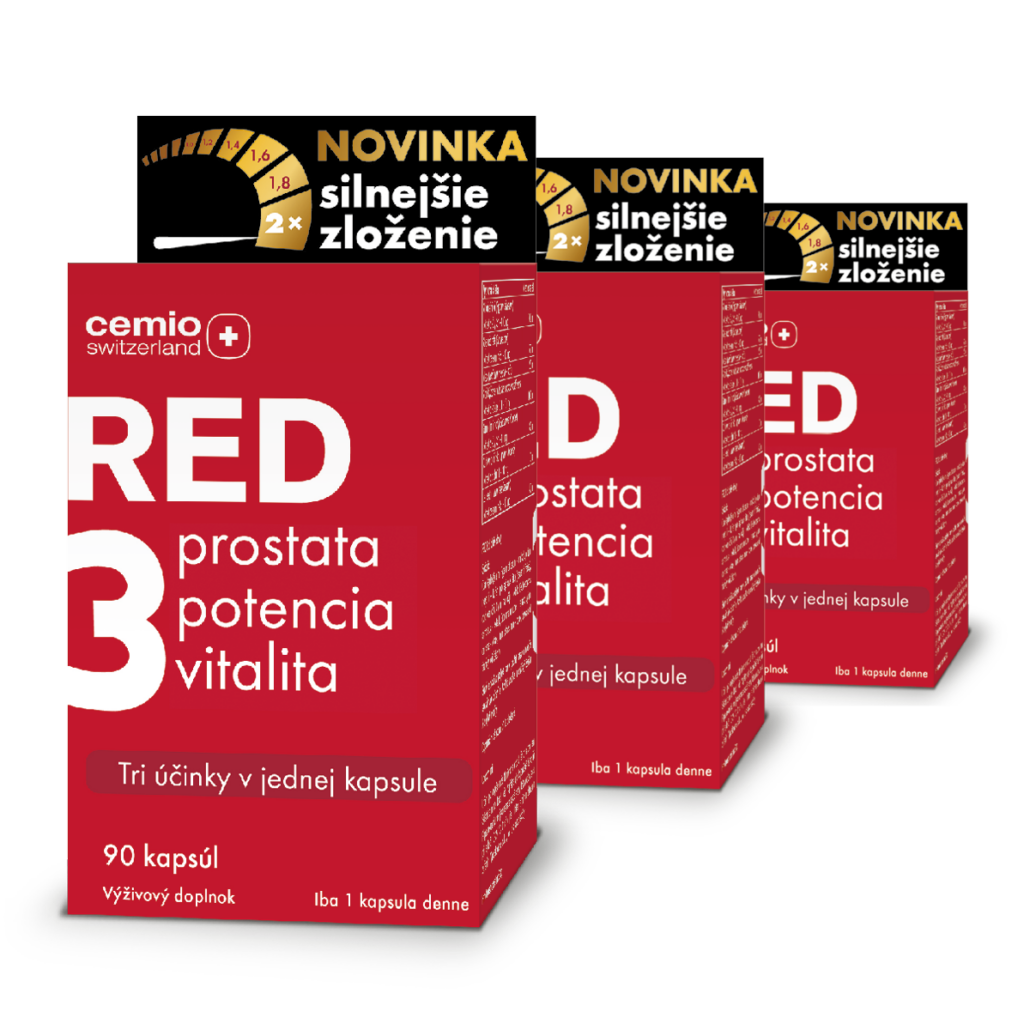 E-shop Cemio RED3® silnejšie zloženie, 3 x 90 kapsúl