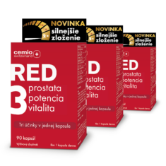 Cemio RED3® silnejšie zloženie, 3 x 90 kapsúl