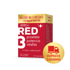 Cemio RED3® silnejšie zloženie, 90+15 kapsúl, darčekové balenie 2023