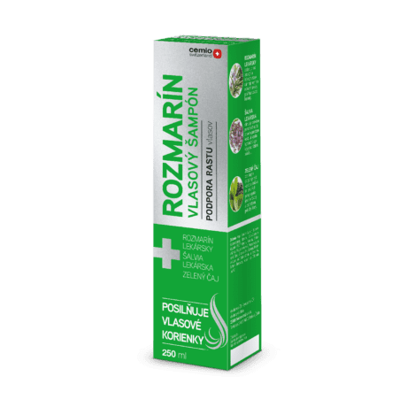 Cemio ROZMARÍN šampón pre podporu rastu vlasov, 250 ml