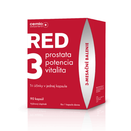 Cemio RED3® silnejšie zloženie, 90 kapsúl, darčekové balenie 2022