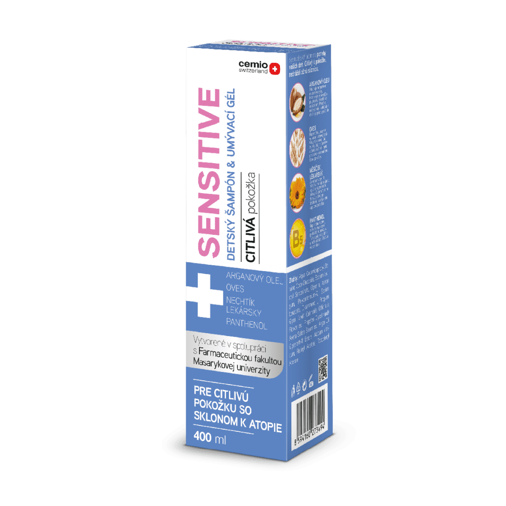 E-shop Cemio SENSITIVE detský šampón a umývací gél, 400 ml