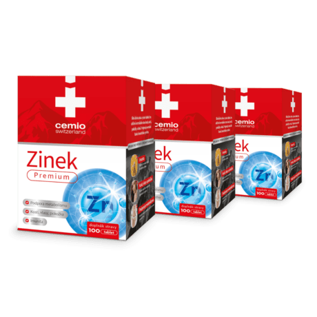 Cemio Zinok Premium, 3× 100 tabliet